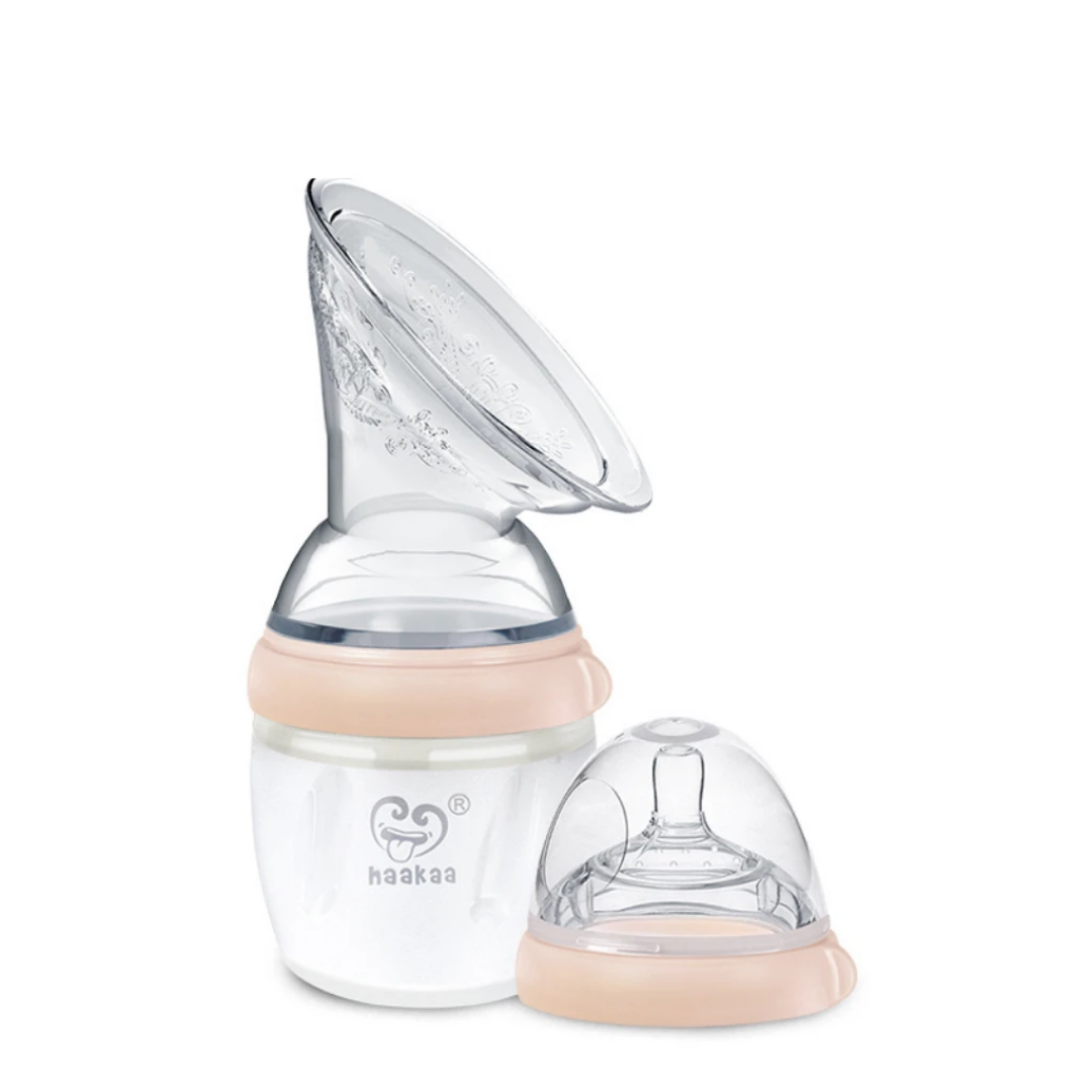 Haakaa Breast Pump & Bottle Top Set 160ml