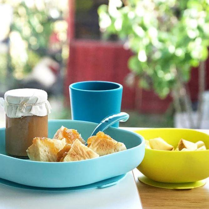 Beaba Silicone Suction Meal Set Blue