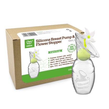 Haakaa Silicone Breast Pump 150ml & Stopper Gift Box