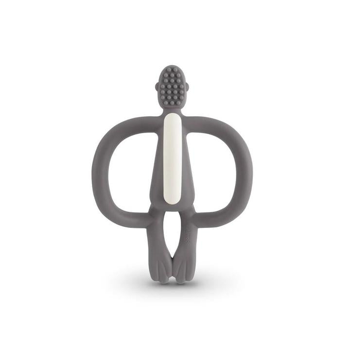 Matchstick Monkey Teething Toy and Gel Applicator grey