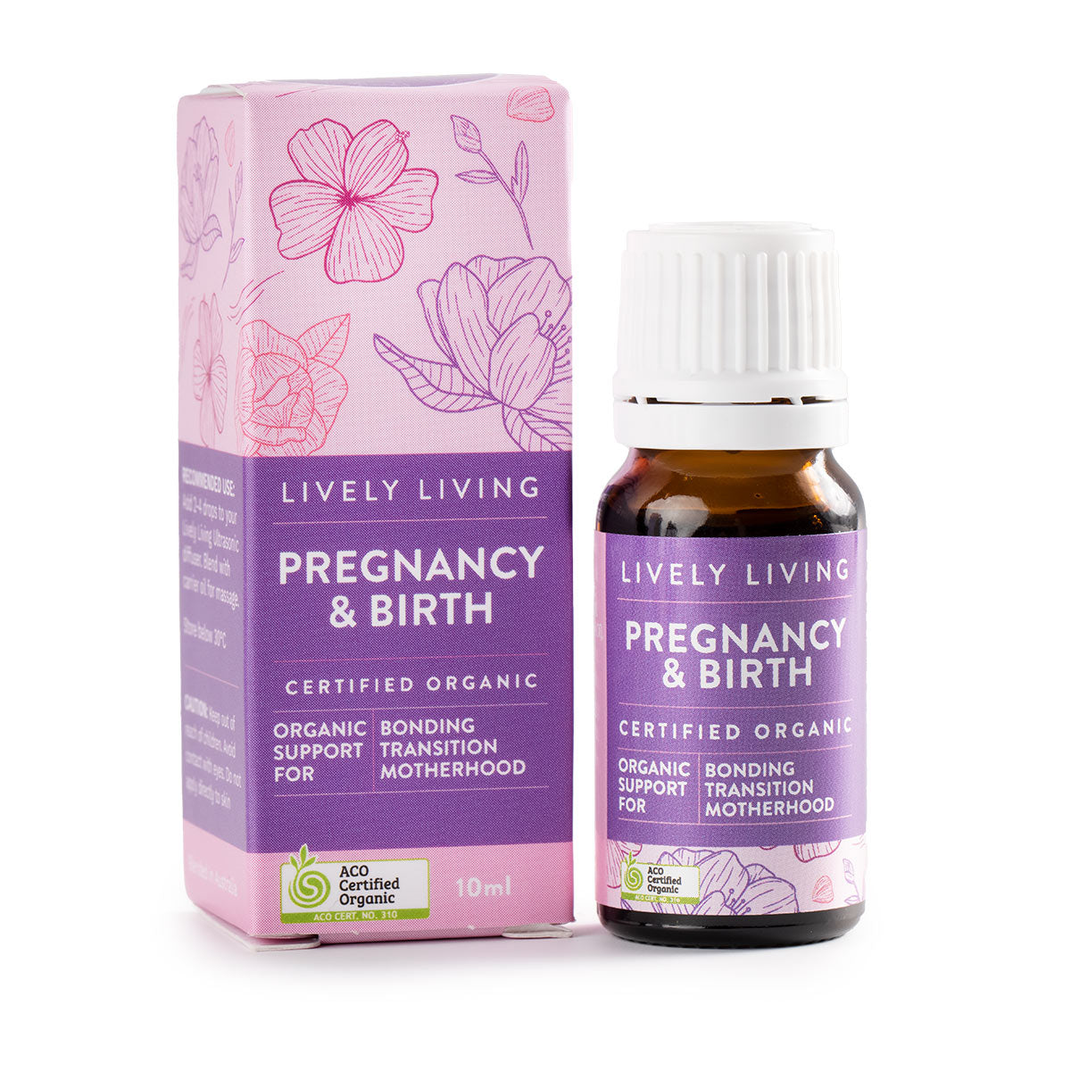 Lively Living Pregnancy & Birth 100% Essential Oil Blend 10ml
