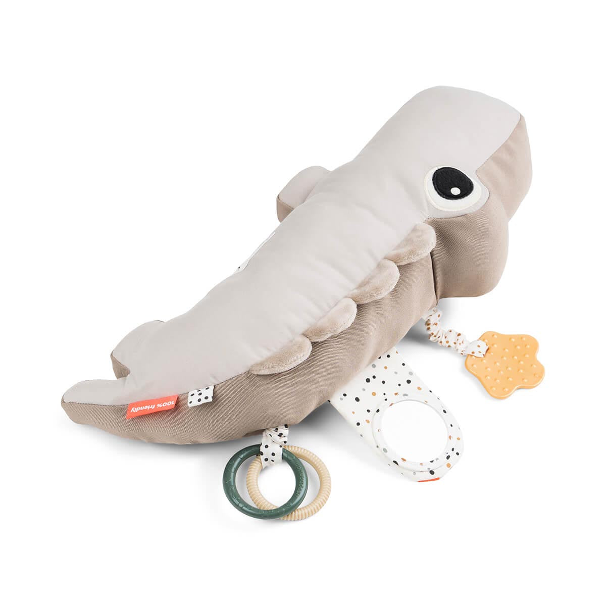 Done by Deer Tummy Time Activity Toy Croco Sand
