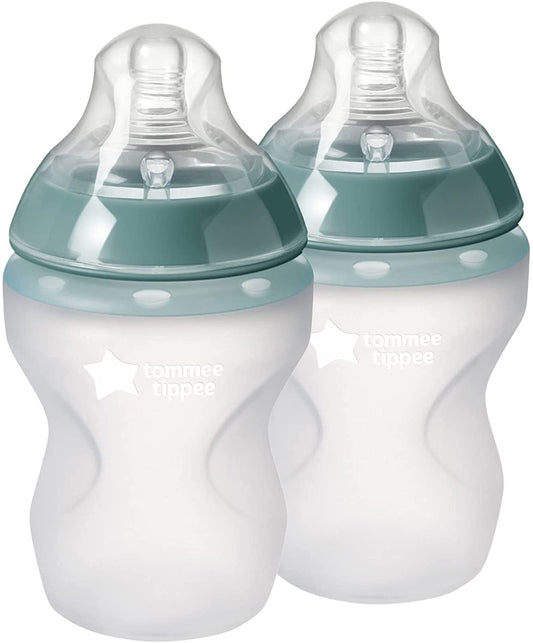 Tommee Tippee Closer to Nature Silicone Baby Bottle 260ml