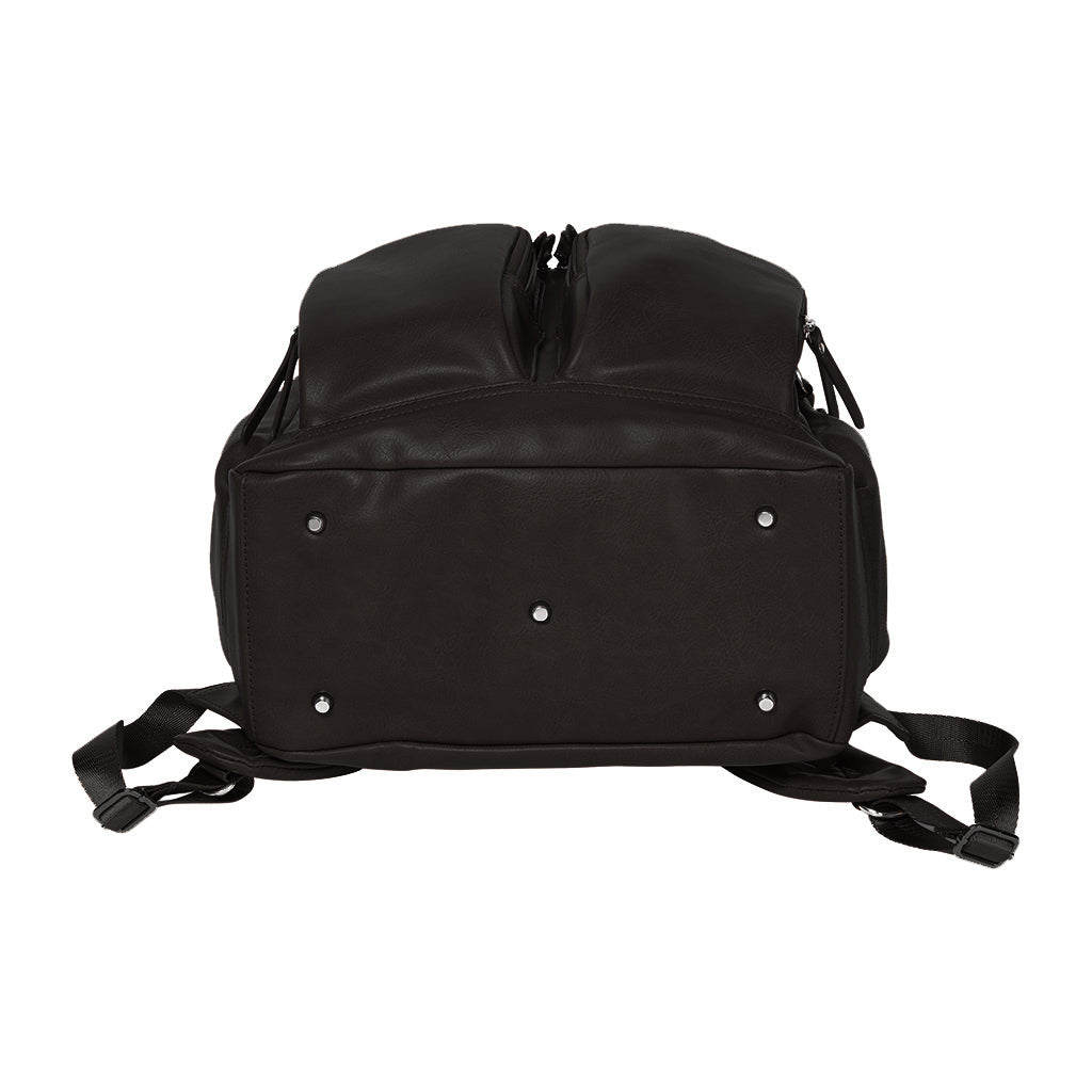 OiOi Signature Nappy Backpack Faux Leather black