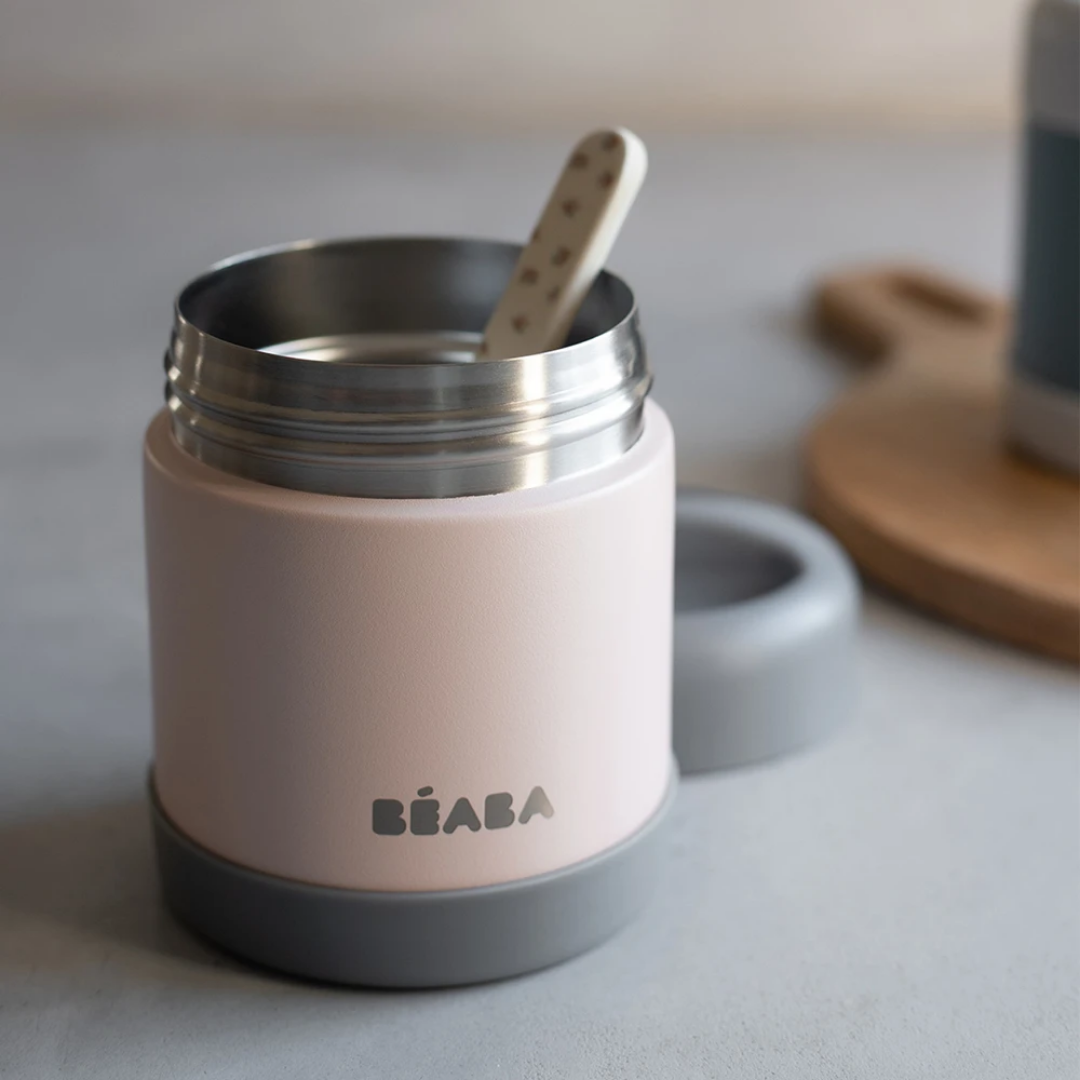 Beaba Isothermal Portion Jar 300ml mist pink