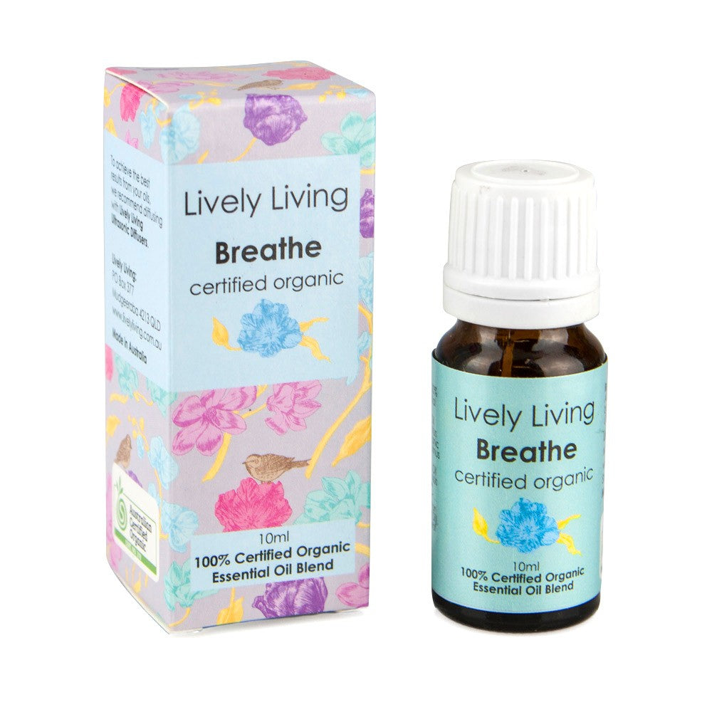 Breathe 100% Organic Essential Oil 10ml