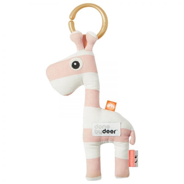 Done by Deer Baby To-Go Friend Rattle Raffi powder