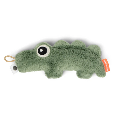 Done by Deer Tiny Sensory Rattle Croco Green