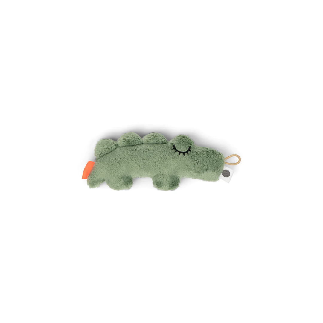 Done by Deer Tiny Sensory Rattle Croco Green