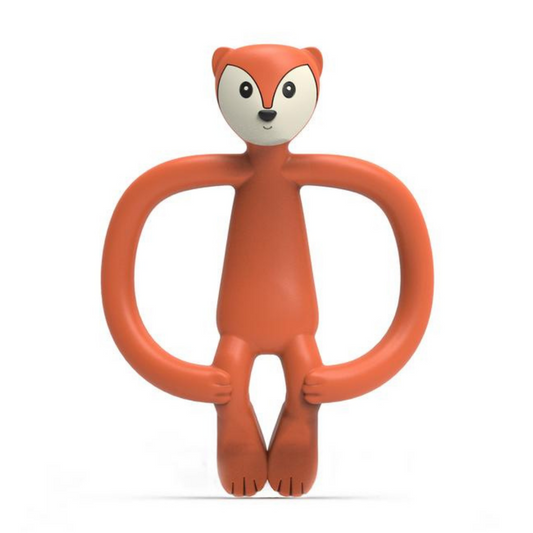 Matchstick Monkey Anti Microbial Teether fox