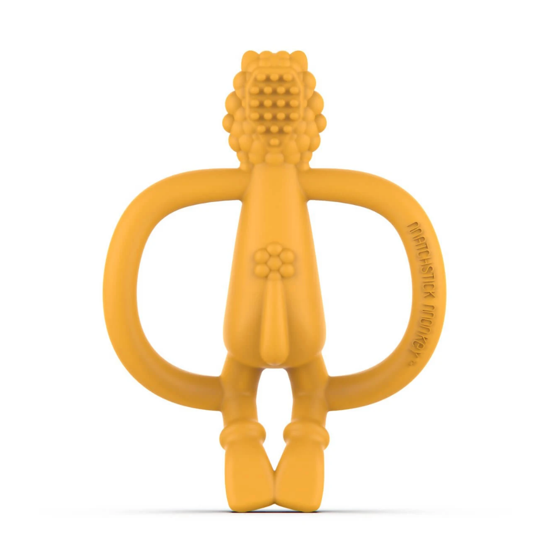 Matchstick Monkey Anti Microbial Teether lion