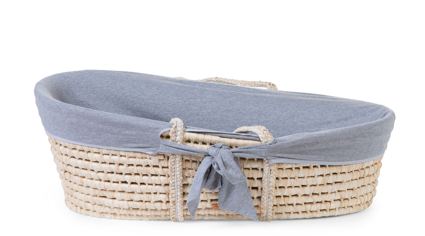 Childhome Moses Basket Cover jersey grey