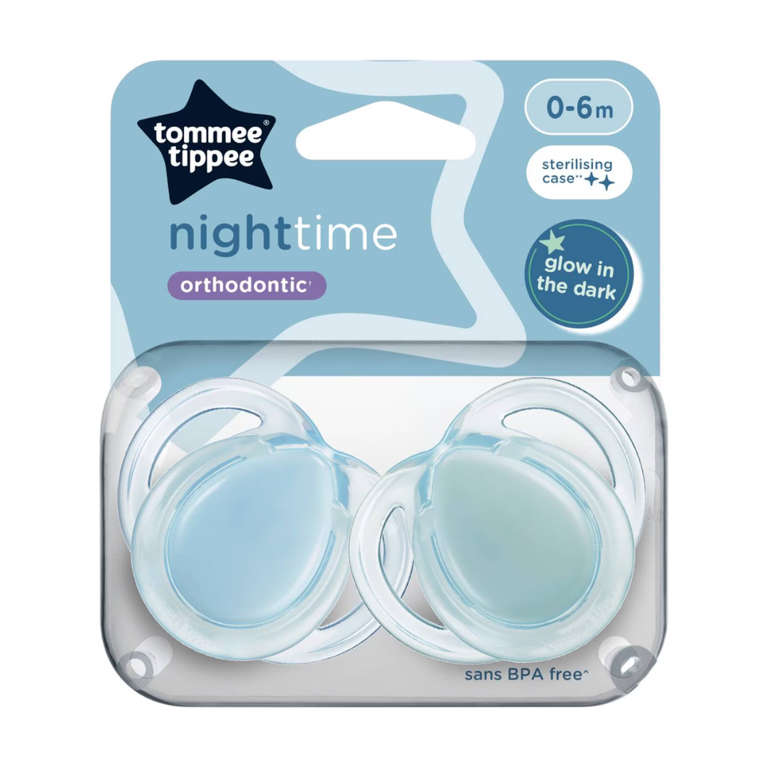 Tommee Tippee Night Time Soother 2pk