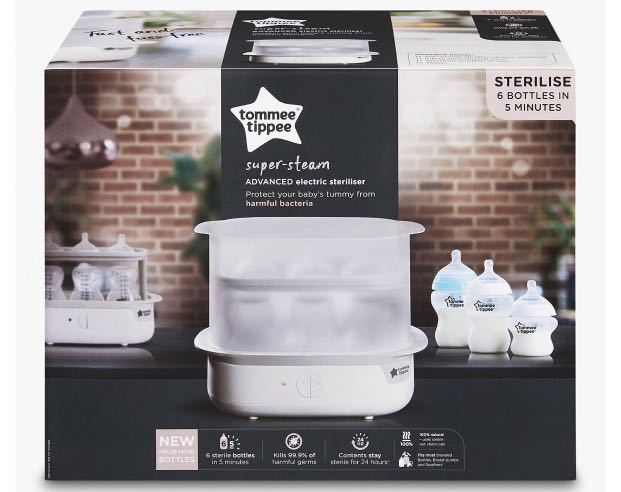 Tommee Tippee Electric Steam Steriliser, Closer to Nature Baby